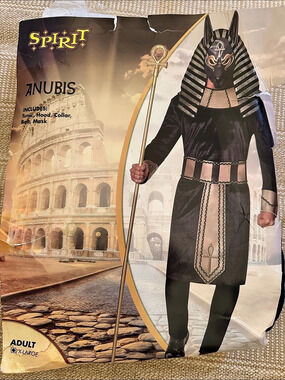 Spirit Halloween Anubis Costume Mens X-Large NWT 🎃